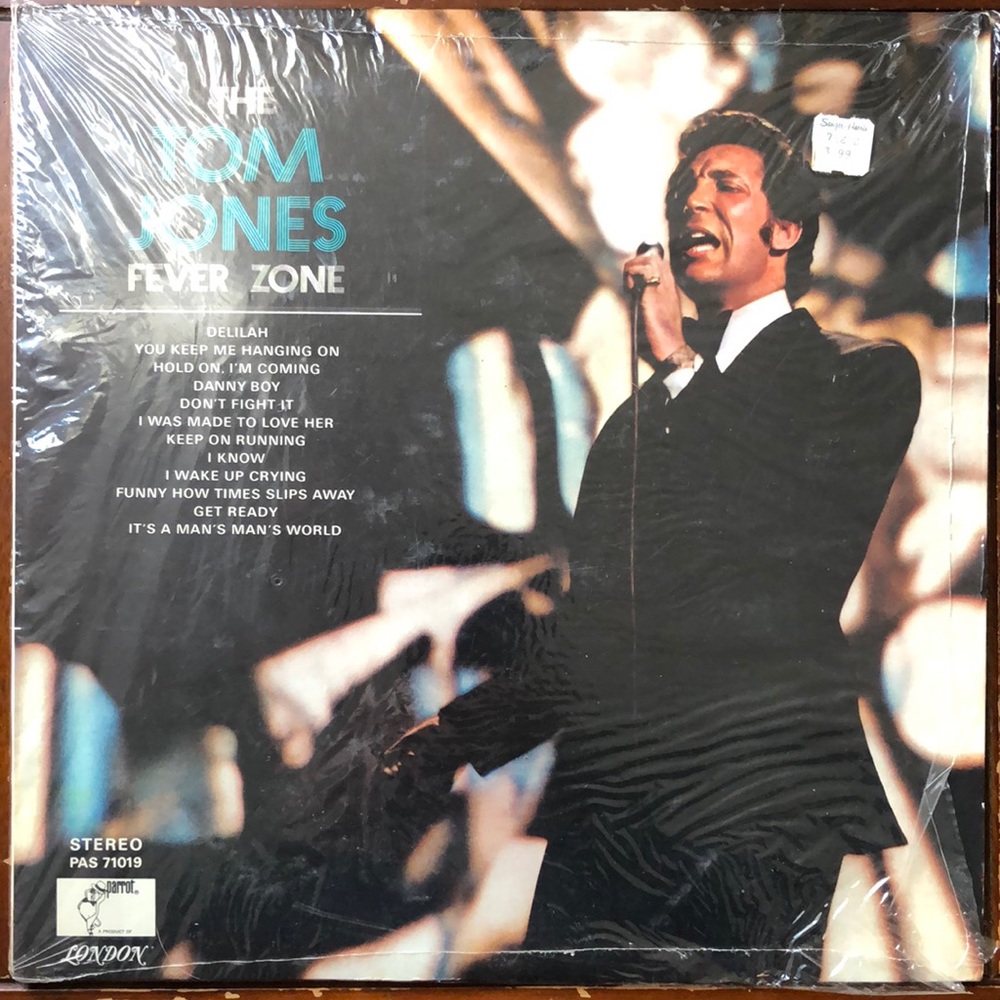 Tom Jones Fever Zone Vinyl Lp